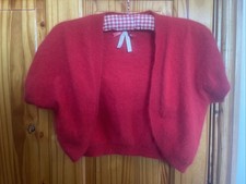 Gorgeous Red Angora Next Shrug