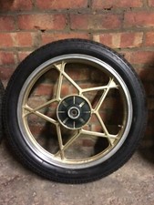 pair of original 70s Suzuki’s X7 alloy wheels & tyres