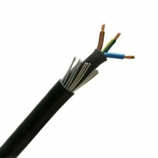SWA Armoured 3 Core Irish Cable 2.5mm 4mm Underground Power Cable Cut Lengths