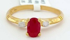 GENUINE 0.69 Cts RUBY &