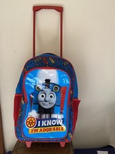 Children’s Thomas Kids Deluxe Wheeled Trolley School Bag Backpack Cabin Bag