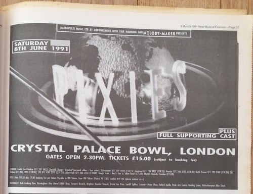 Pixies crystal palace 1991 - crystal,