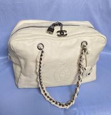Chanel Ivory Boston Tote Bag