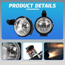 63172751295 Front Bumper Fog Lights W/ Bulbs For Mini Cooper S R55 R56 2007-2015