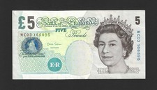 Bank england last paper 5 - paper, £5
