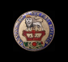 GEORGE IV 1826 SILVER BARE HEAD SHILLING - ENAMELLED