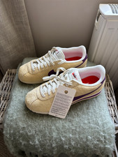 Nike Cortez Vintage OG Retro Trainers Muslin Sail Purple Suede 6.5uk brand new