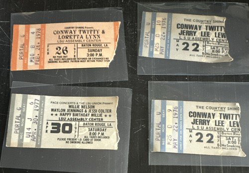 Vintage country ticket stubs - vintage,