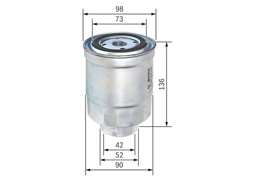 Fuel filter bosch - fuel,