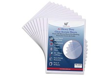 Acetate Sheets Clear Heavy