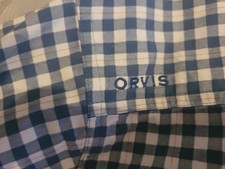 Mens Orvis Checked Shirt Size
