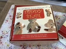 Teddy Bear Making Kit Traditional Jointed With Fab Book Of Patterns/Instructions