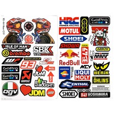 45x Stickers 2 Sheets -