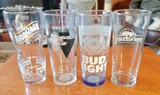 Mixed sized beer glasses - mixed,