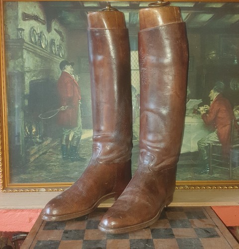Sz9 riding boots leather - sz9,