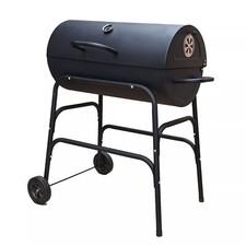 Large oil drum charcoal - oil,