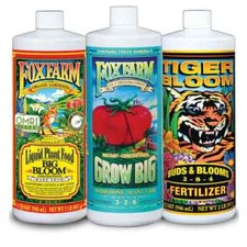 Fox Farm Triple pack - Big Bloom, Grow Big HYDRO , Tiger Bloom 100 ML DECANTED