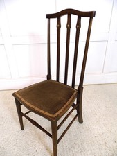 Arts and Crafts bedroom side chair highback design 1930s dressing chair