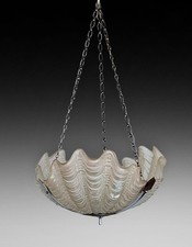 Art Deco Clam Shell Ceiling Light - Fabulous