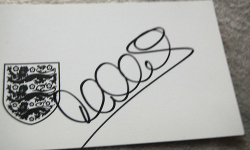 Michael owen signed - owen, england