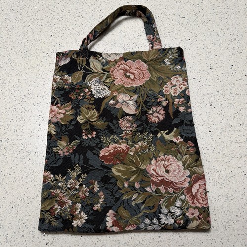 Vintage tapestry tote - vintage, with