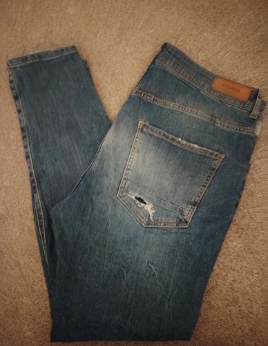 Men skinny ripped jeans - men, size
