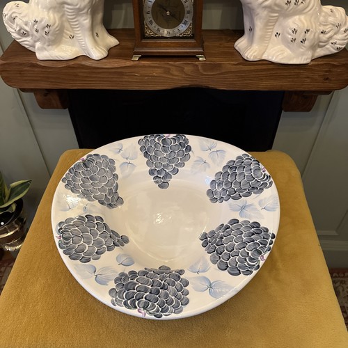 Huge hand painted charger - huge,