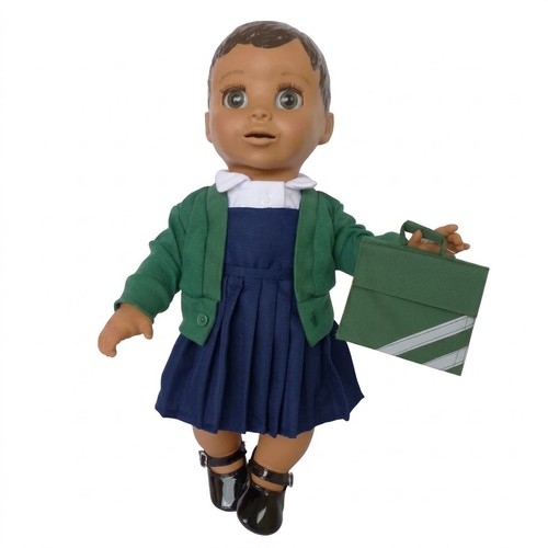 Dolls school uniform with - uniform,