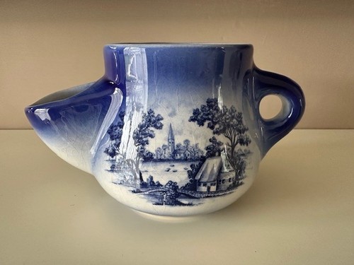 Vintage early c20th flow blue - c20th,