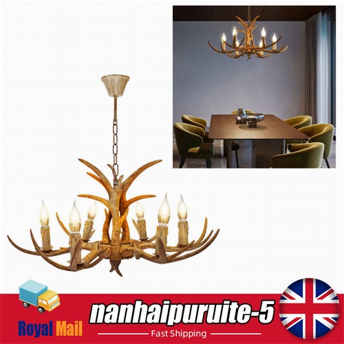 Heads brown resin antler - heads,