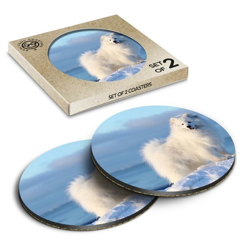 Boxed round coasters - x,