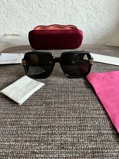 Gucci Oversized Square-Frame Acetate and Gold-Tone Sunglasses