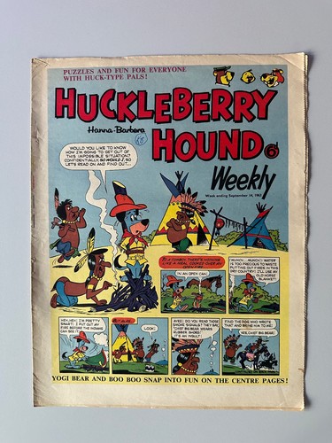 Huckleberry hound weekly comic - huckleberry,
