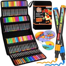 Efimeso Acrylic Paint Pens, 80