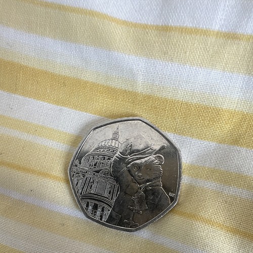 2019 50p paddington bear - uk,