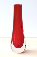 Whitefriars Ruby Red Vase, 20
