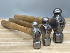 3 Vintage STANLEY Ball Pein