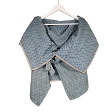 Cocon Commerz Privatsachen Shawl Jacket O/S Grey Linen Silk Kimono Lagenlook