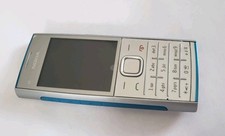 Nokia X2-00 ( Movistar ) Cell Phone Silver Blue Excellent Condition 