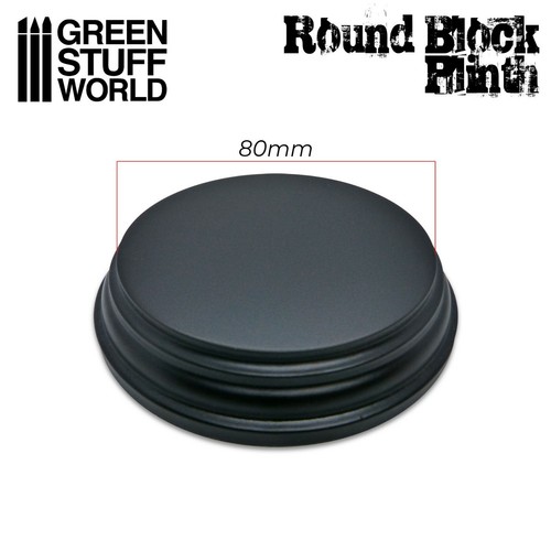 Round top display plinth - round,