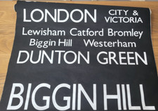 Vintage Bus Destination Blind
