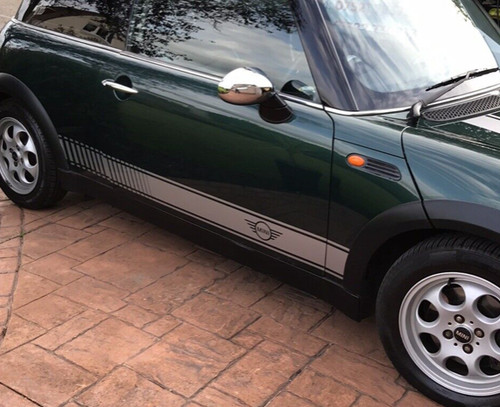 Mini cooper side skirt stripes - cooper,