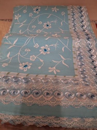 New beautiful cotton sari - new,