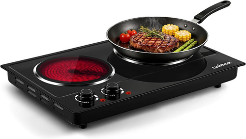 Electric hob cusimax double - hob,,