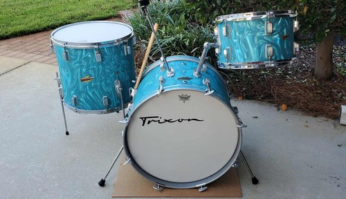 Trixon luxus 3pc drum set - trixon,