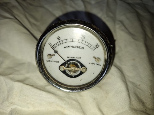 Vintage ammeter 30a type - 30a,