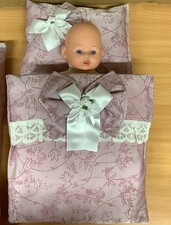 Dolls  Pram/cot Full Bedding
