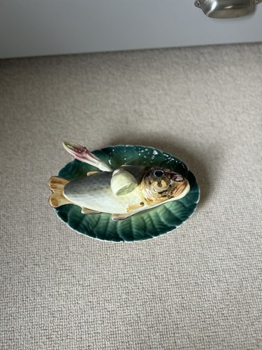 Vintage fish shaped ceramic - vintage,