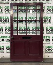 LARGE WIDE 1930S DOOR FRONT