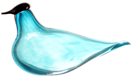 Muurla art glass waxwing - glass,